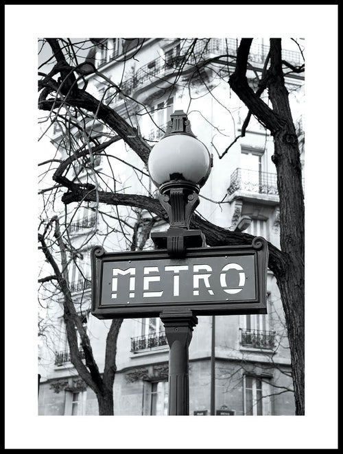 Tomaat strijd Shilling Metro In Parijs Poster - Posterton