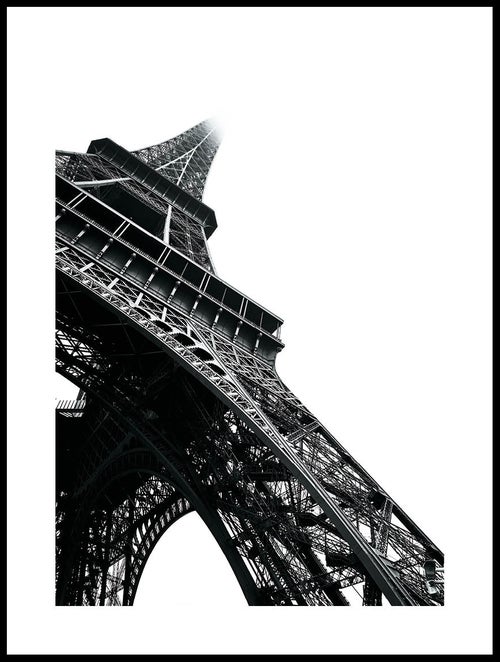 Planeet Ontvangst Oprecht Kijk Omhoog! De Eiffeltoren Poster - Posterton